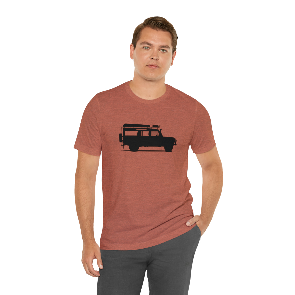 Land Rover Defender 110 - Sarge - Unisex Jersey Short Sleeve Tee - Image 42
