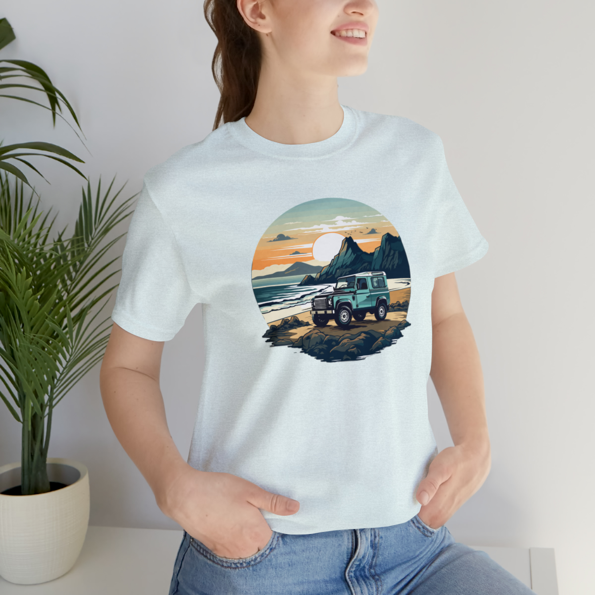 Land Rover Defender 90 - Beach Time - Bishop+Rook Tee - Image 93