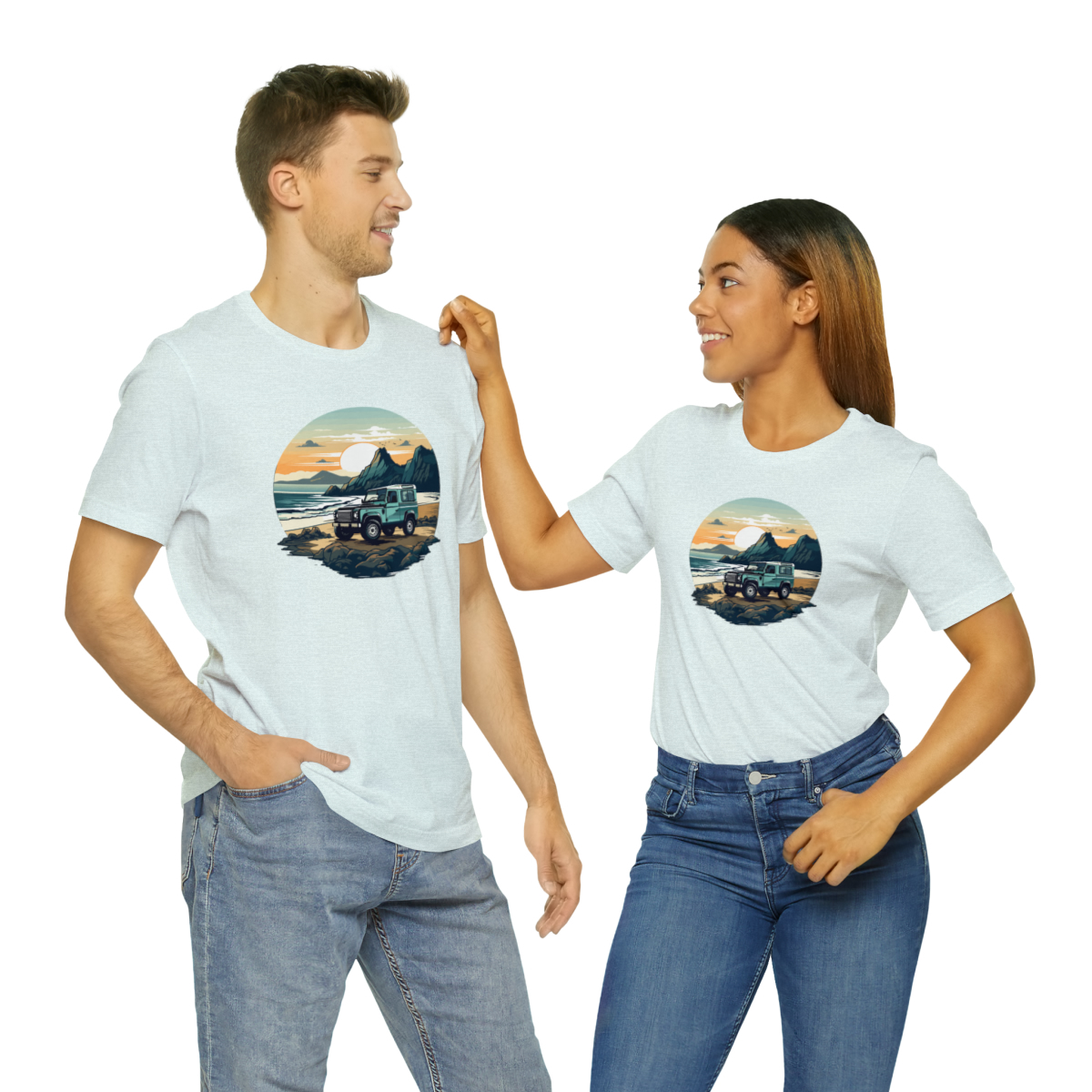 Land Rover Defender 90 - Beach Time - Bishop+Rook Tee - Image 94