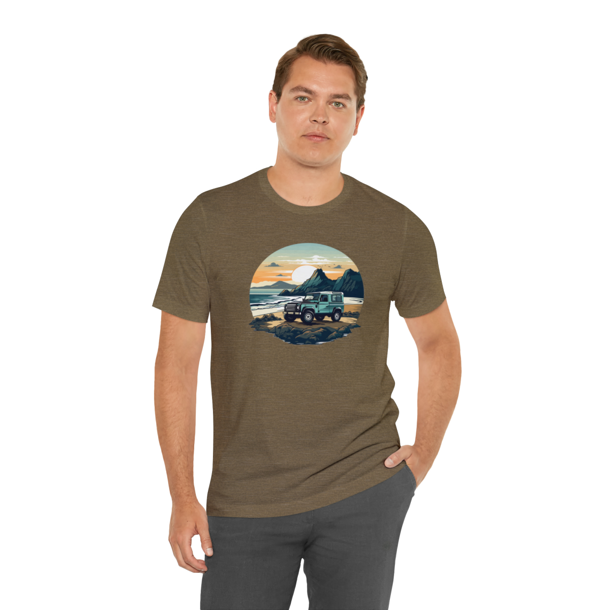 Land Rover Defender 90 - Beach Time - Bishop+Rook Tee - Image 66