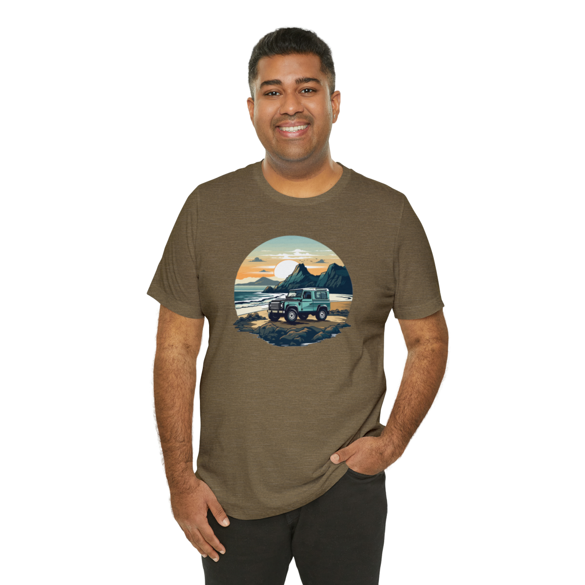 Land Rover Defender 90 - Beach Time - Bishop+Rook Tee - Image 68