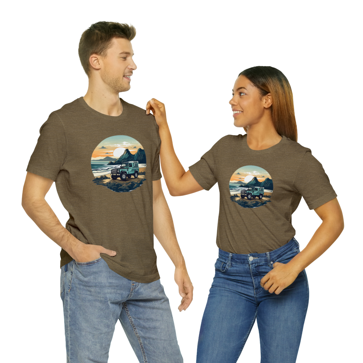 Land Rover Defender 90 - Beach Time - Bishop+Rook Tee - Image 70
