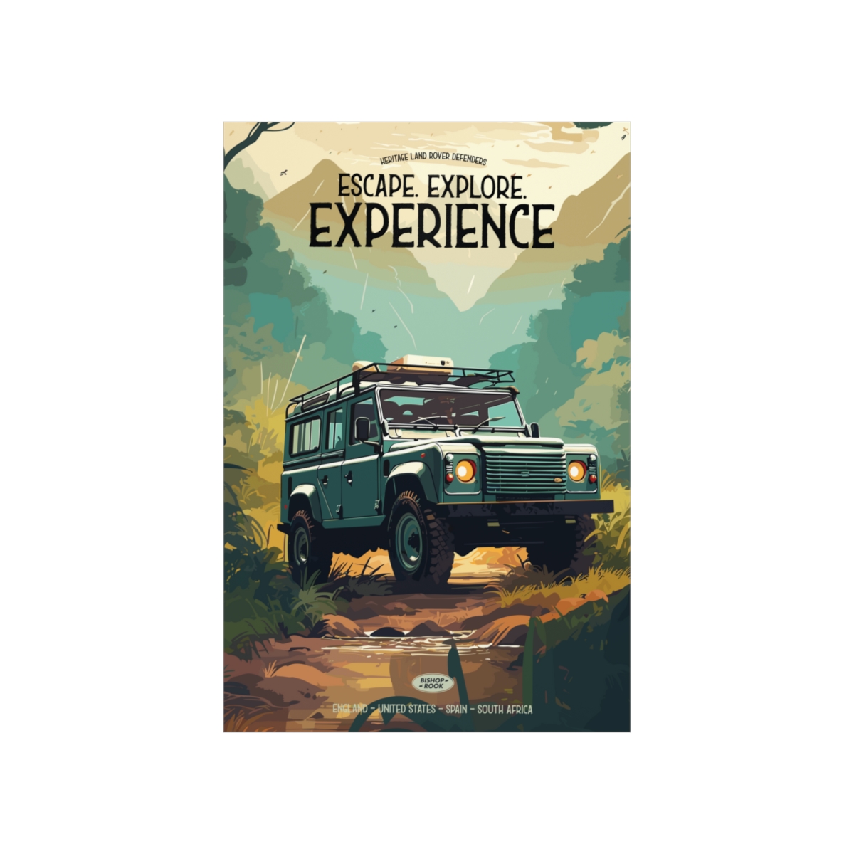 Escape. Explore. Experience - Bishop+Rook Defenders - Premium Matte Posters - Image 2