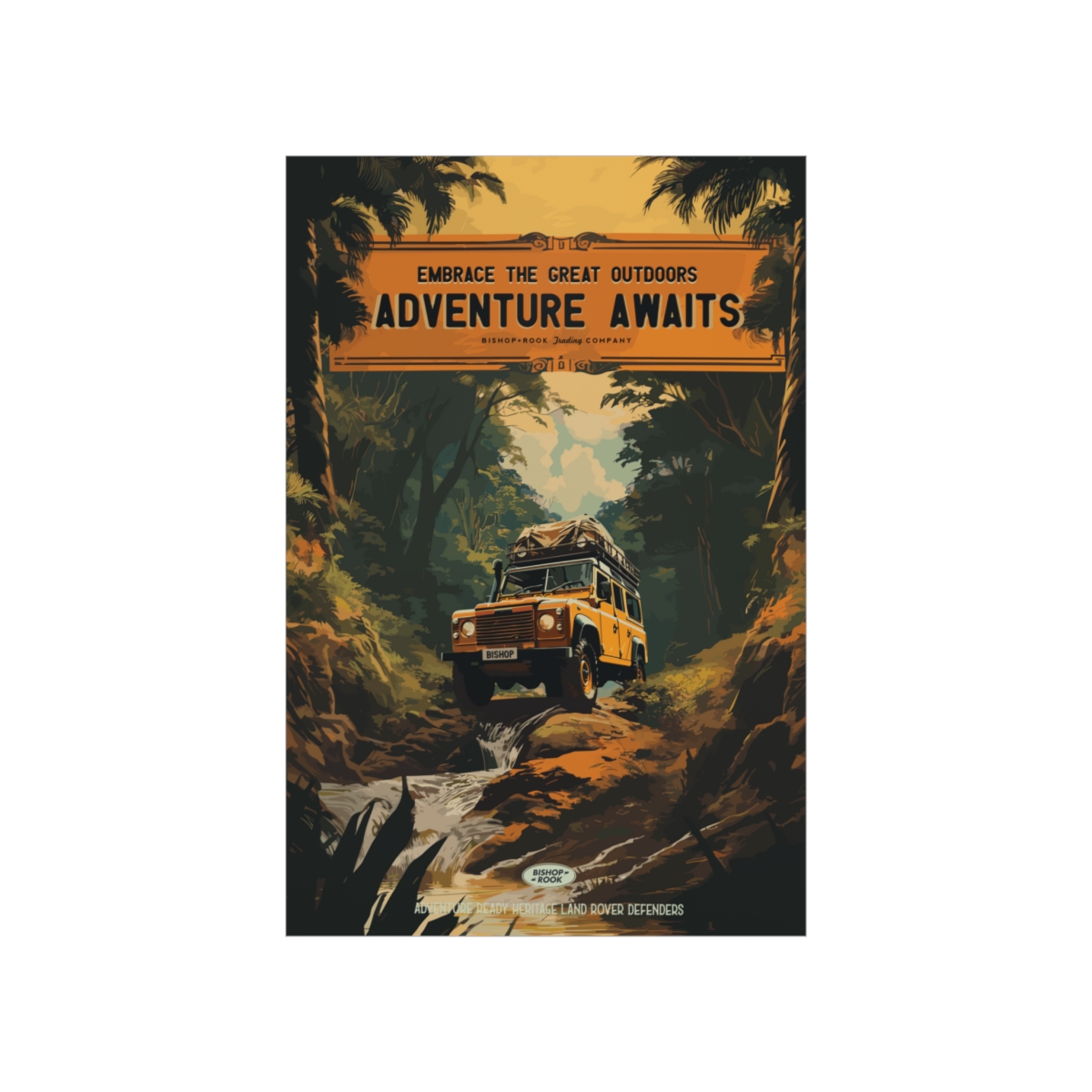 Aventure Awaits - Camel Trophy - Bishop+Rook Defenders - Premium Matte Posters - Image 2