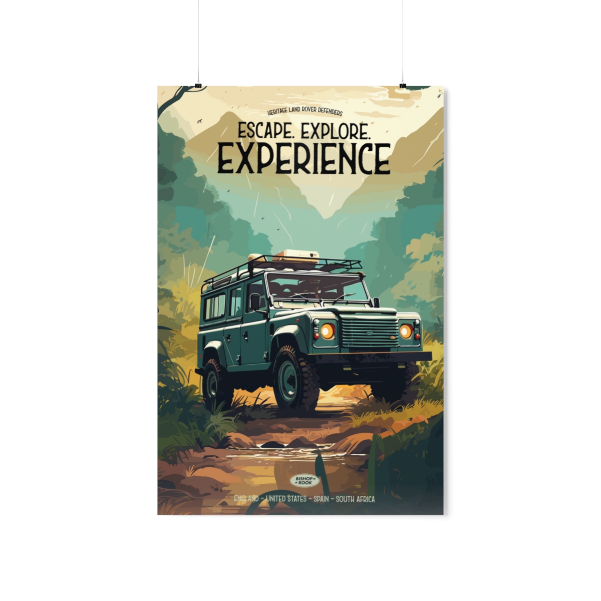 Escape. Explore. Experience - Bishop+Rook Defenders - Premium Matte Posters - Image 9
