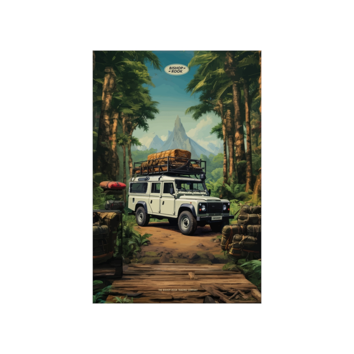 Land Rover Defender Adventures - Bishop+Rook Defenders - Premium Matte Posters - Image 2