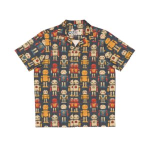 Retro Tiki Robot Toy IiI – Beachcomber Hawaiian Shirt – #000044